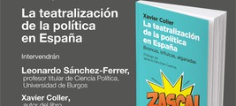 Burgos: presentación de 'La teatralización de la política en España'