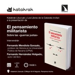 Pamplona-Iruñea: presentación de 'El pensamiento militarista'