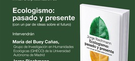 Madrid: presentación de 'Ecologismo: pasado y presente'